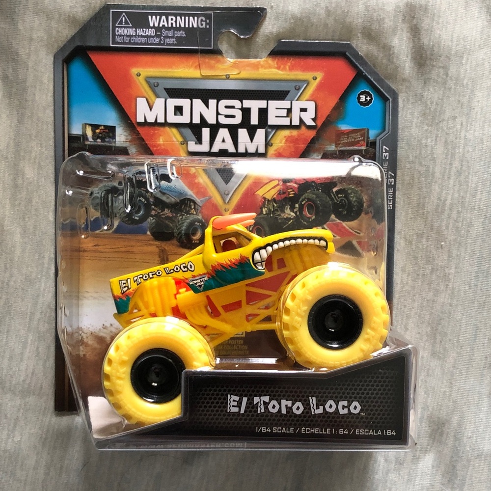 El Toro Loco Yellow Toy Truck